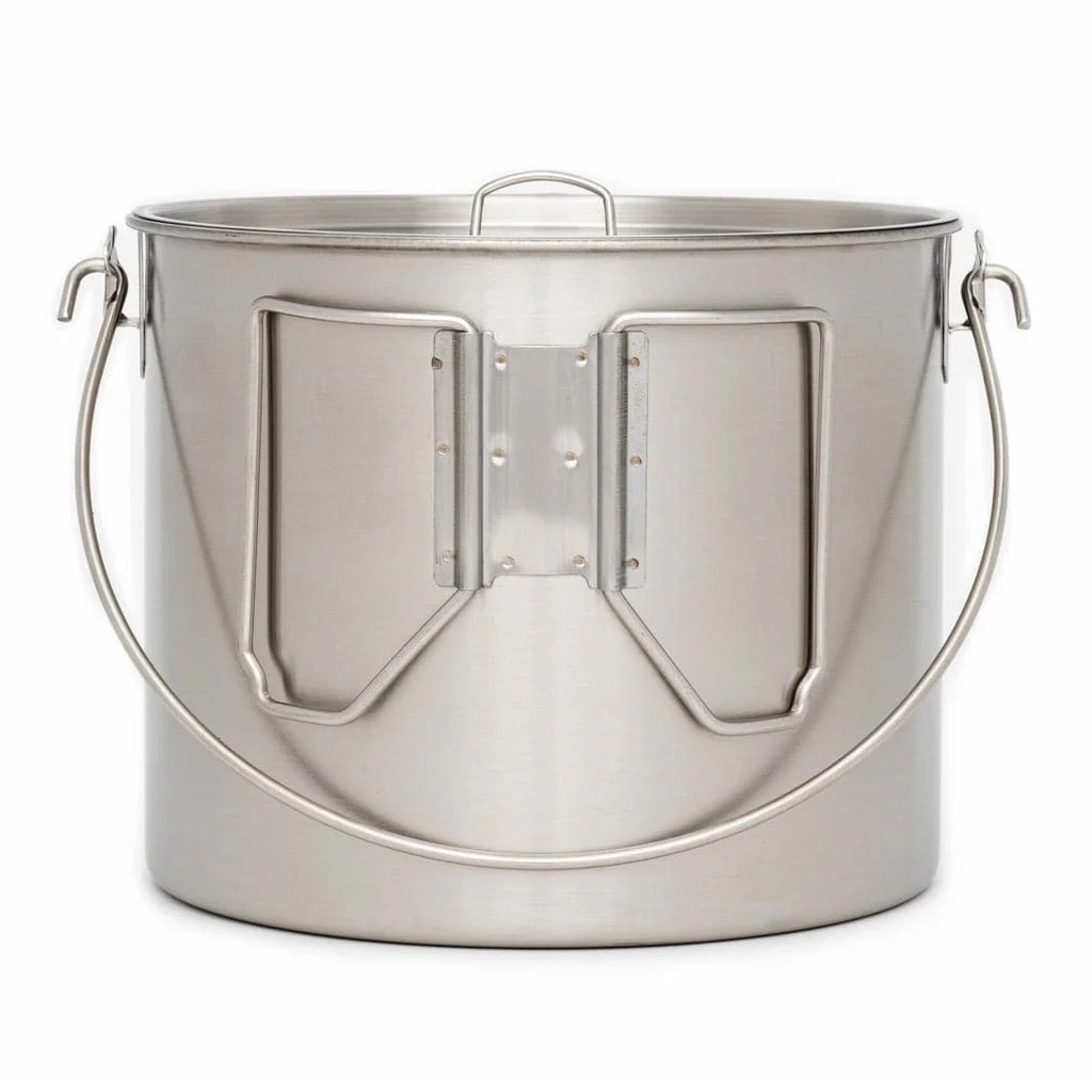 Stainless Steel 120oz. Bush Pot And Lid - Image 5