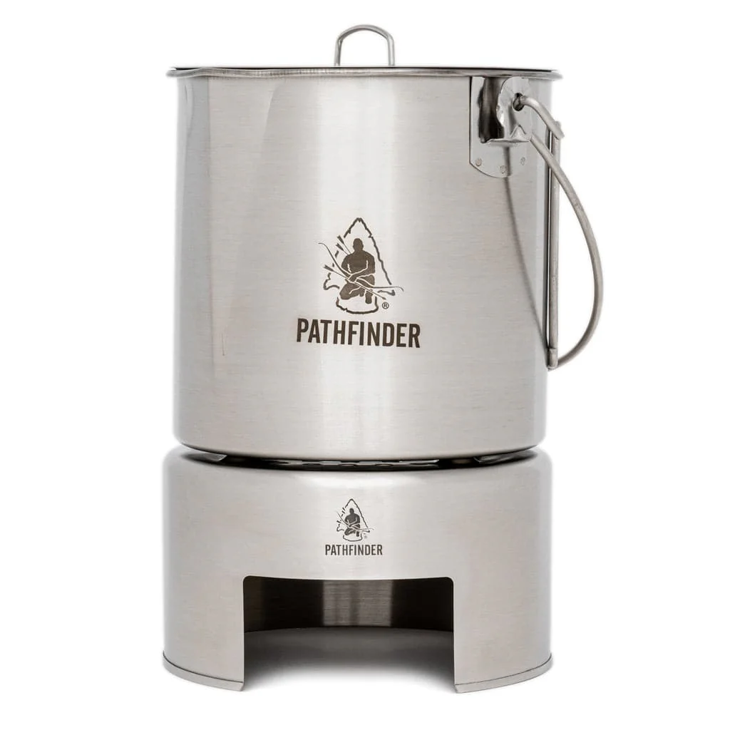 Stainless Steel 64oz. Bush Pot - Image 13