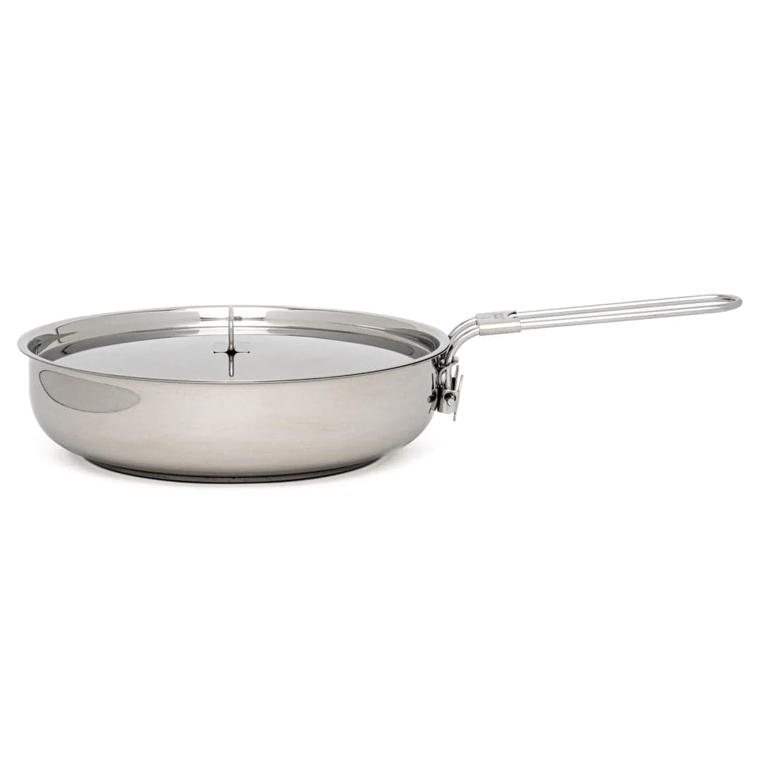 8" Stainless Steel Skillet and Lid - Image 12
