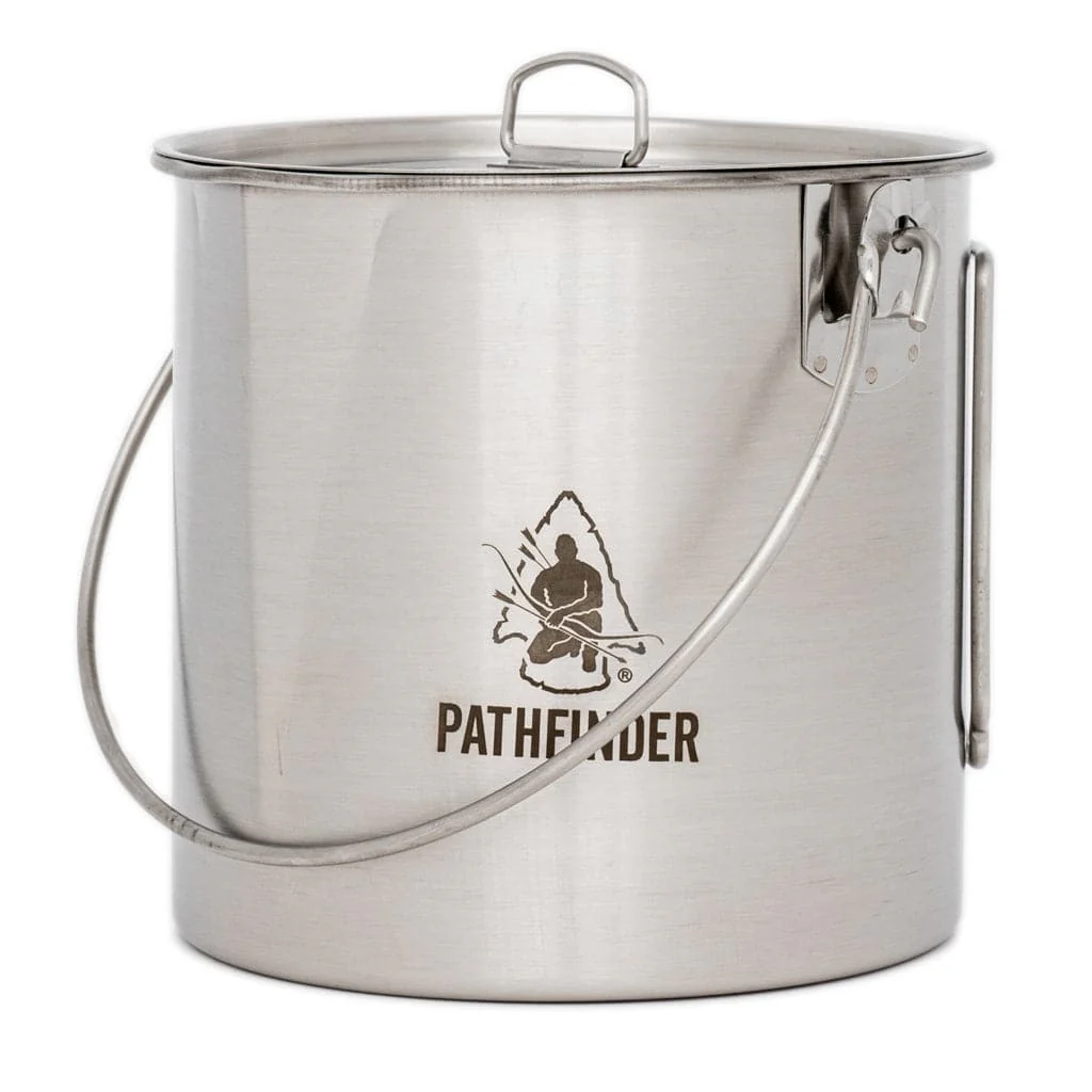 Stainless Steel 64oz. Bush Pot - Image 5
