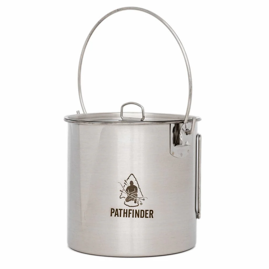 Stainless Steel 64oz. Bush Pot - Image 6