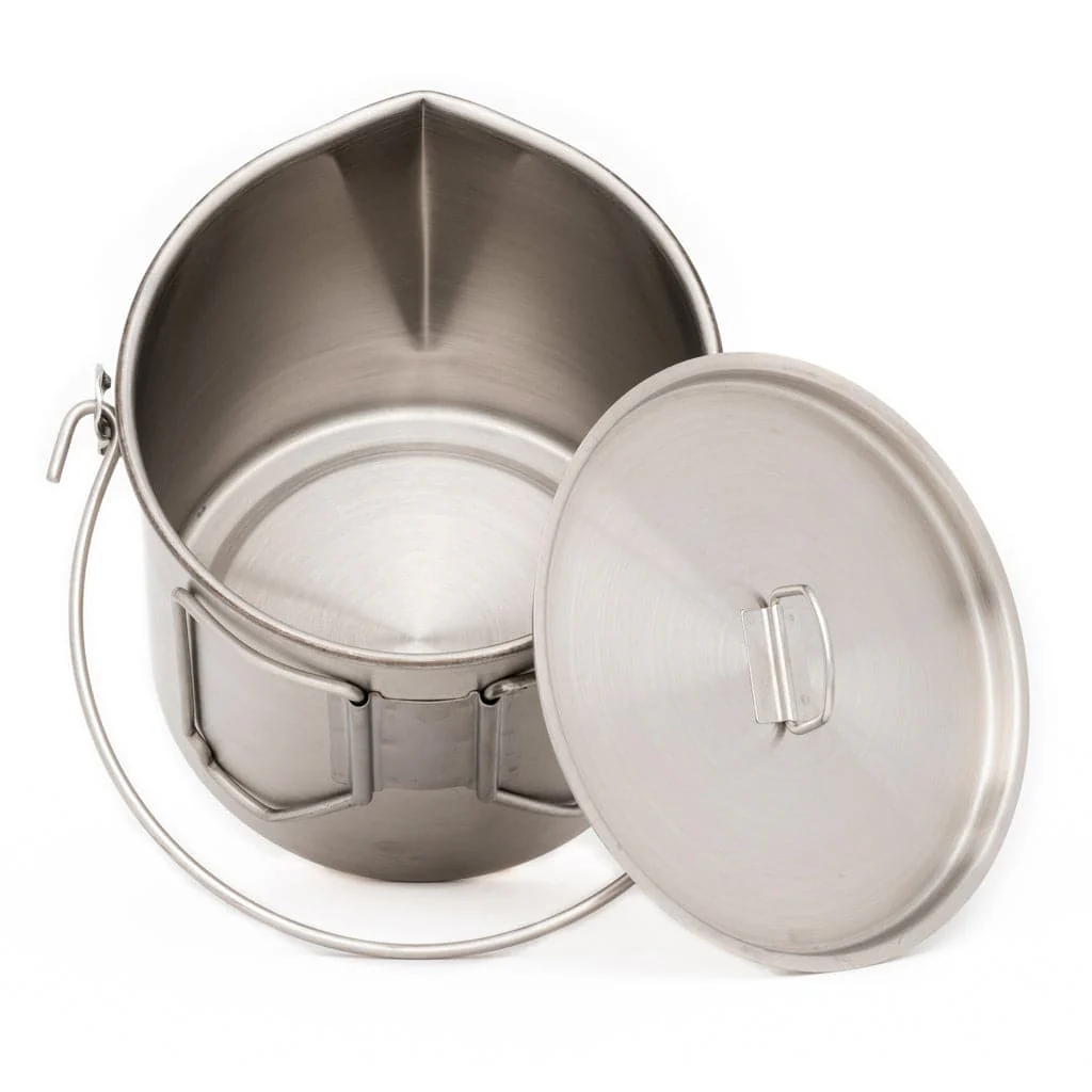 Stainless Steel 64oz. Bush Pot - Image 10